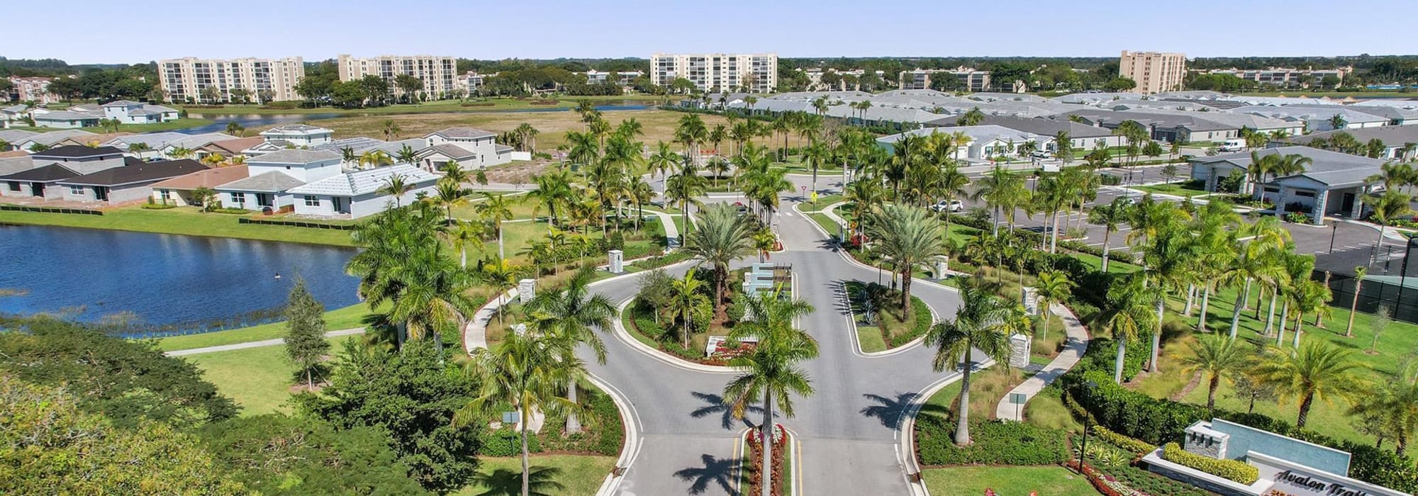 Neighborhood at Solera at Avalon Trails in Delray Beach, Florida