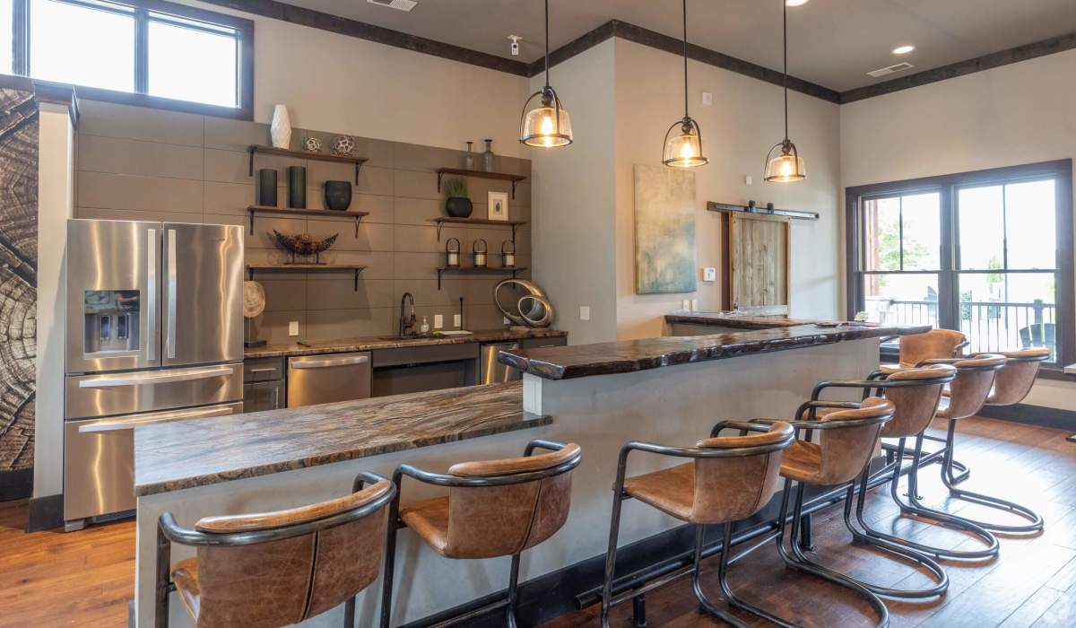 Breakfast bar at Palisades at Paris Mountain in Greenville, South Carolina