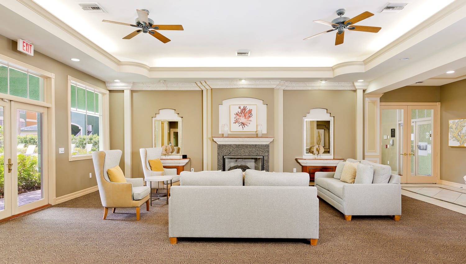 Clubhouse at Sanctuary Cove Apartments in West Palm Beach, Florida