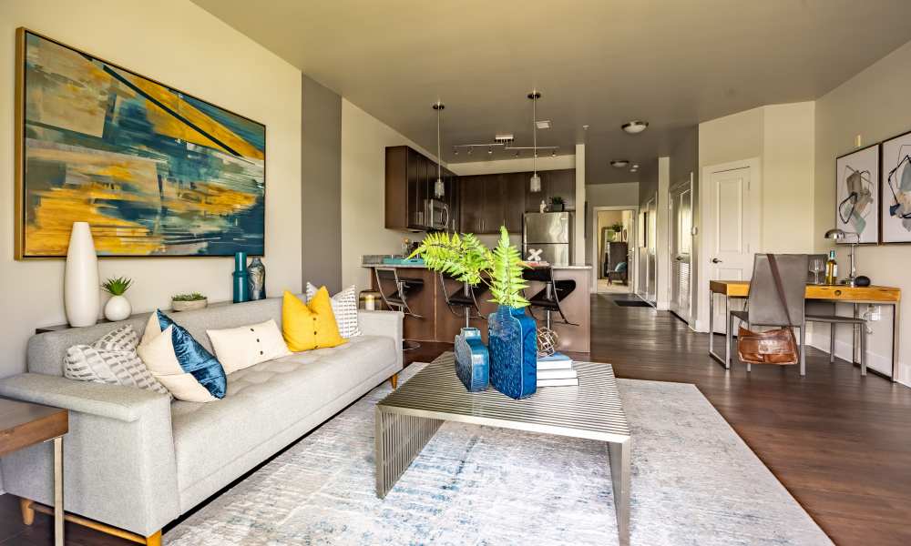 Large living space Solana at the Crossing in Indianapolis, Indiana 