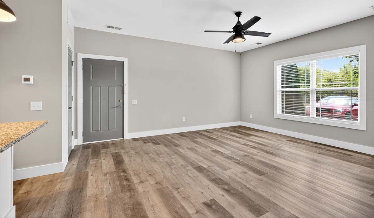 Unfurnished living room at Palomar Stables in Lexington,Kentucky