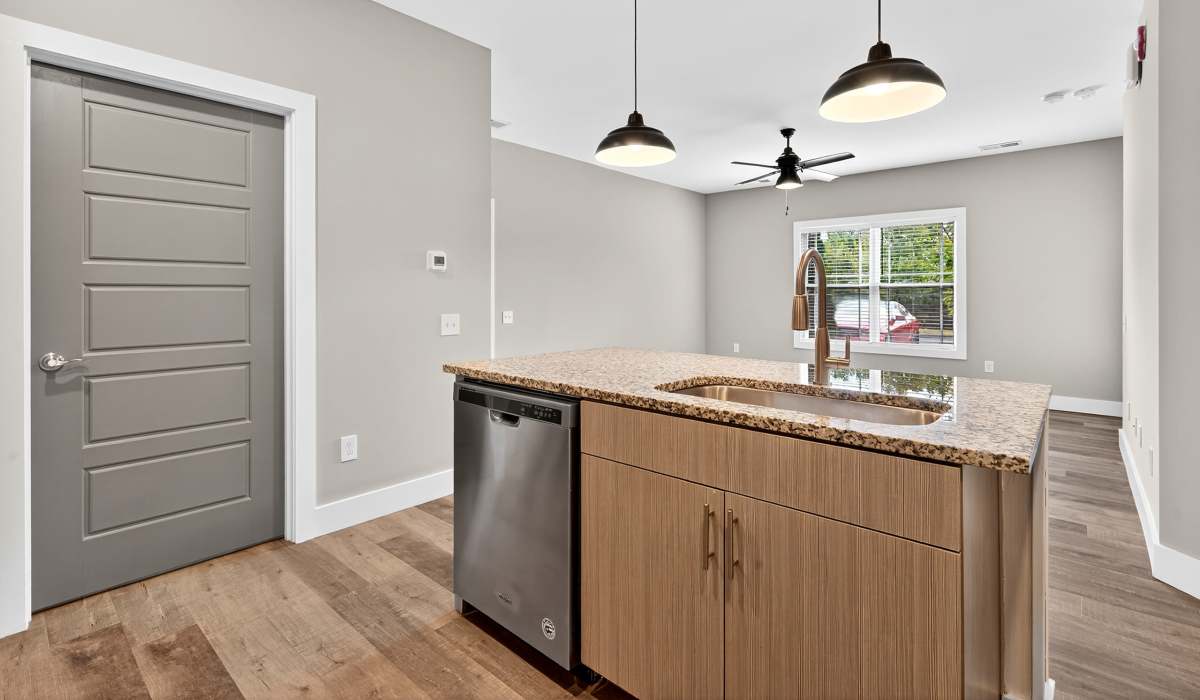 Stainless-steel appliances at Palomar Stables in Lexington,Kentucky