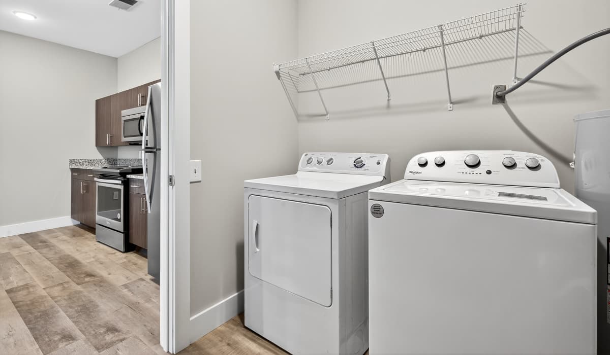 In-home washer and dryer at Palomar Stables in Lexington,Kentucky