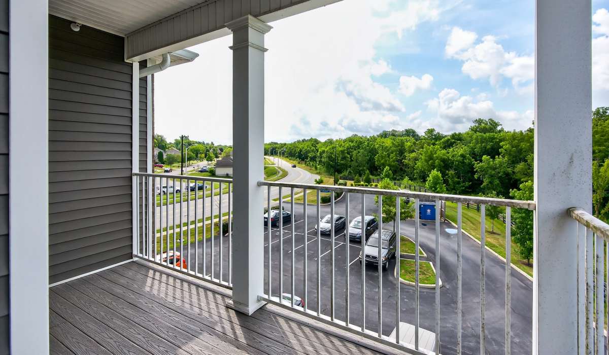 Private patio at Palomar Woods in Lexington, Kentucky