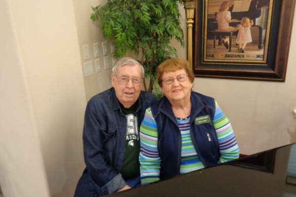 Rodney and Betty Miller at Summerville Estates Gracious Retirement Living in Summerville, South Carolina