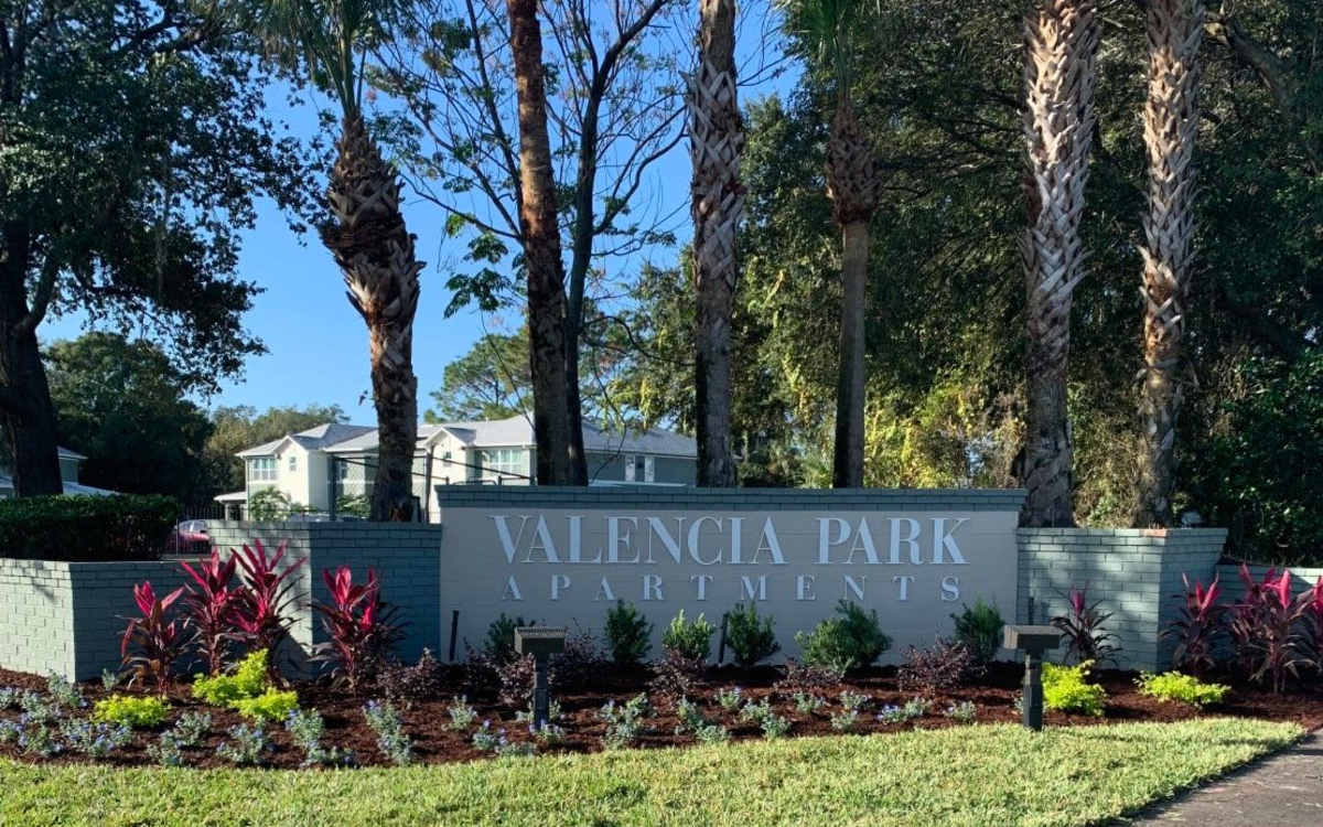 Resident relaxing at Valencia Park in Orlando, Florida