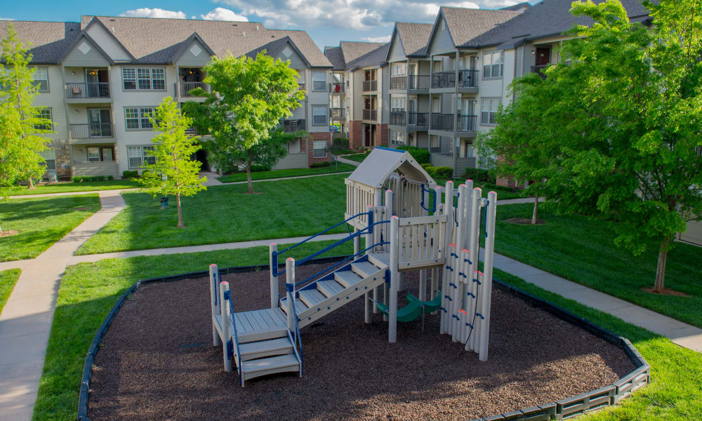 Playground at Villas of Waterford Apartments in Wichita, Kansas