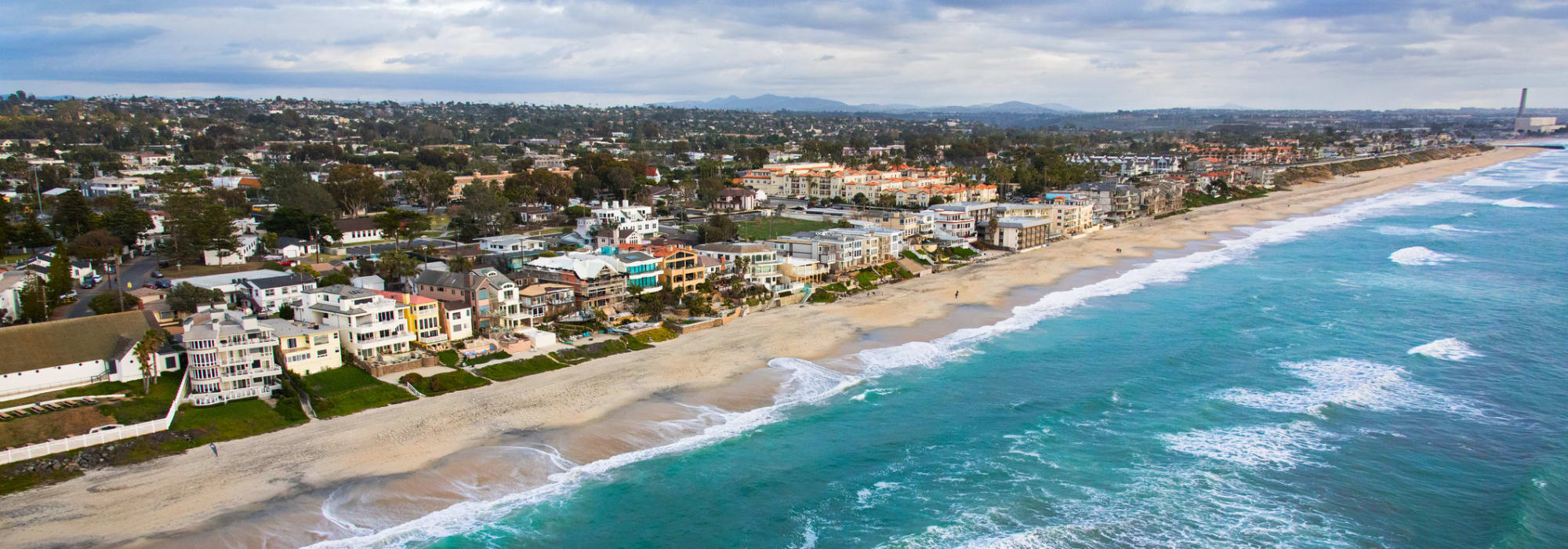 A beach near Carlsbad Self Storage in Carlsbad, California