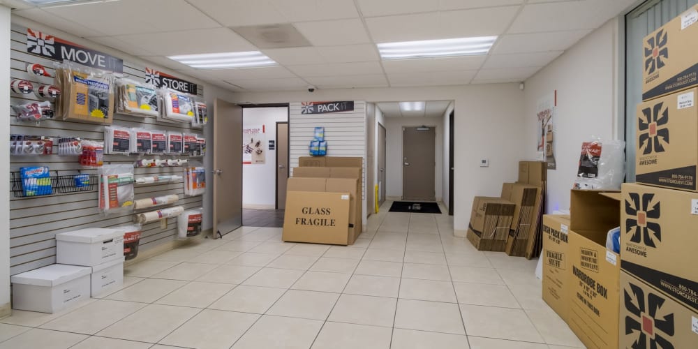 Packing supplies available at StorQuest Self Storage in Oxnard, California