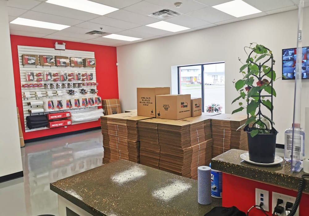Boxes available at Apple Self Storage - Thunder Bay in Thunder Bay, Ontario