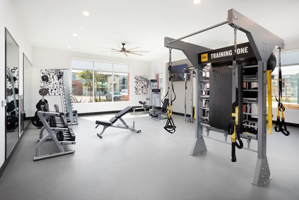 Fitness center 2 Azure Apartment Homes in Santa Maria, California