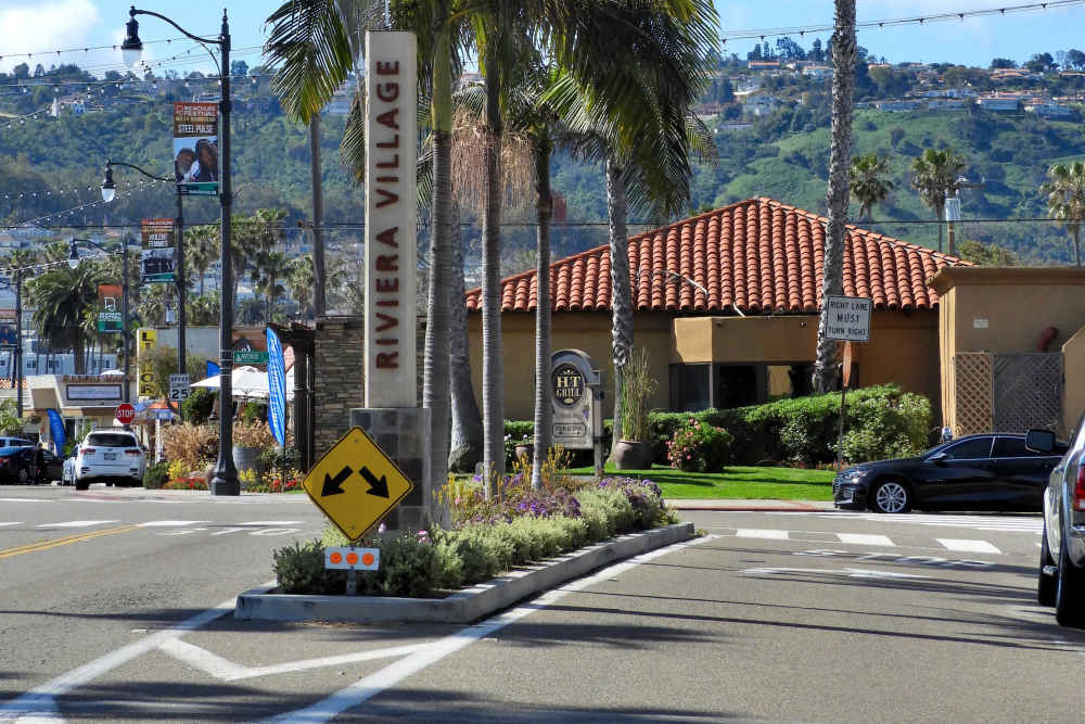 Near community place at Esplanade in Redondo Beach, California