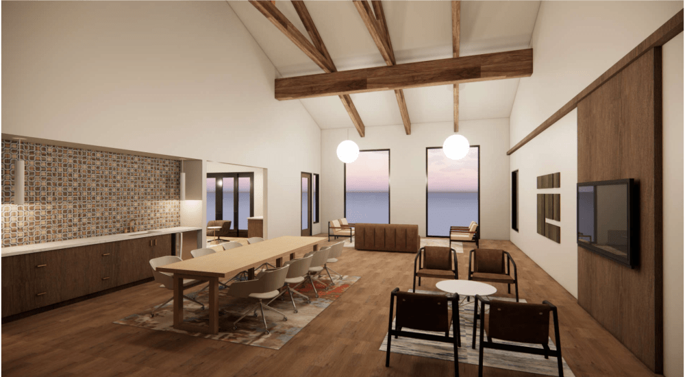 Rendering of renovated interior at The Highlands at Spectrum, Gilbert,AZ