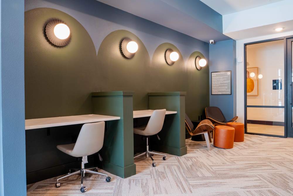 the heights at waterpointe coworking area