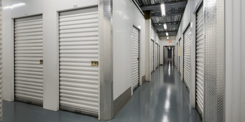 Indoor climate controlled units at StorQuest Self Storage in Los Angeles, California