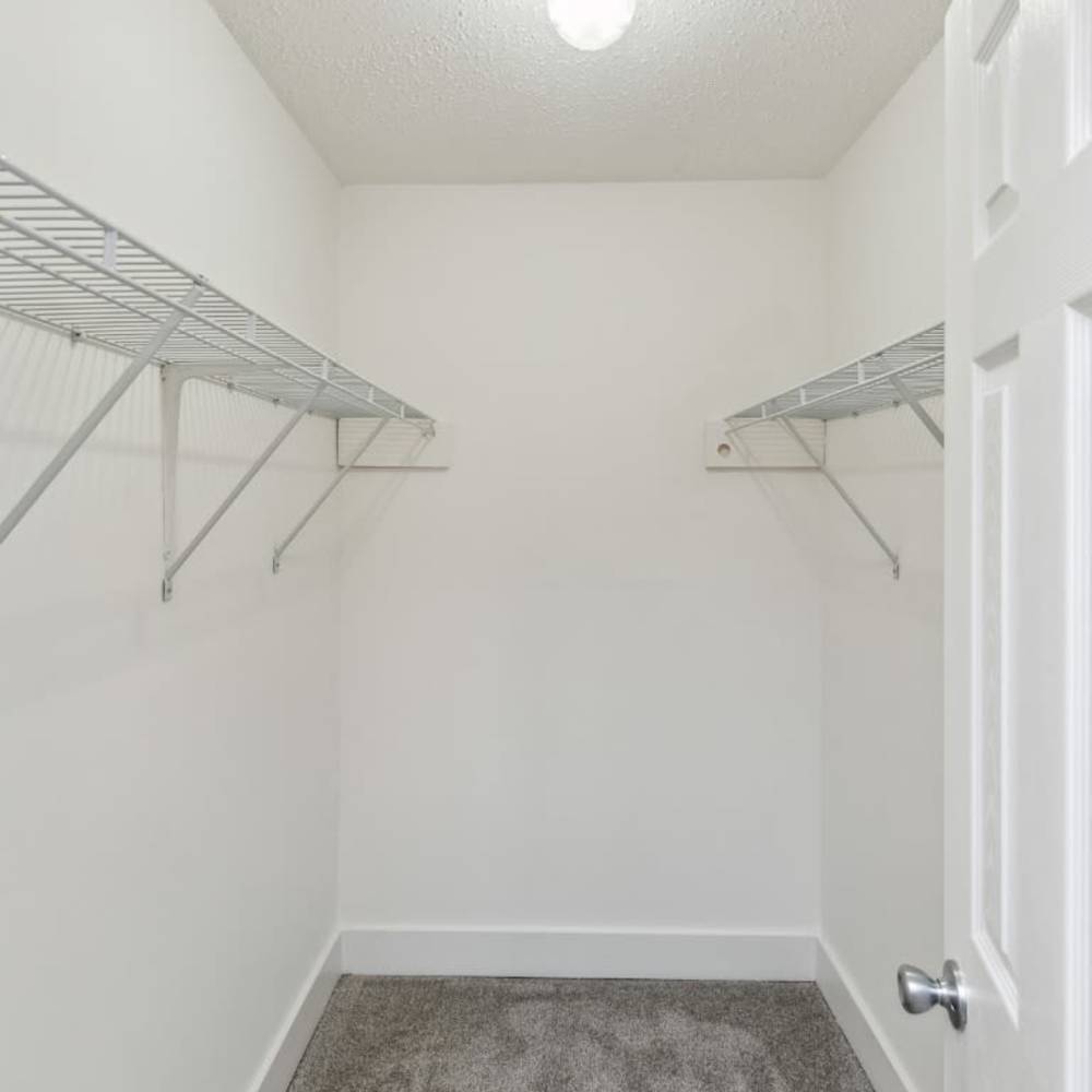 Storage space at Meadow Glen Apartments in Springfield, Tennessee