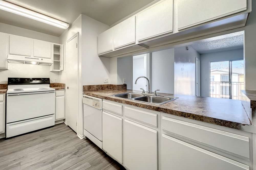 Spacious modern kitchen at Huntington Reserve in Sanford, Florida