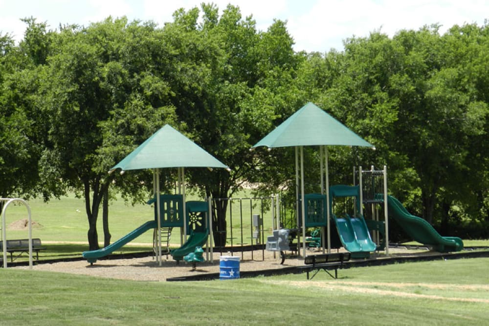 Children's playground at Pecan Ridge in Midlothian, Texas