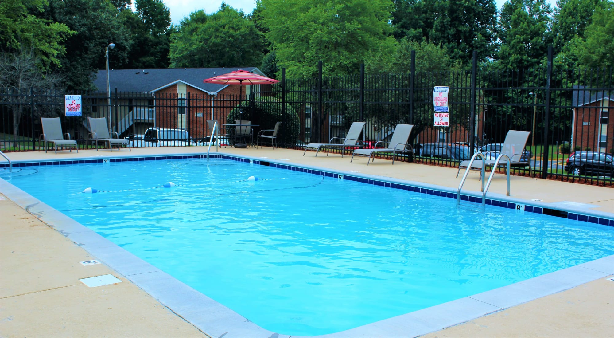 Swimming pool at Arborgate Apartments Homes in Charlotte, North Carolina