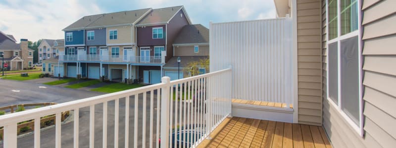 Balcony at The Grove Somerset in Somerset, New Jersey