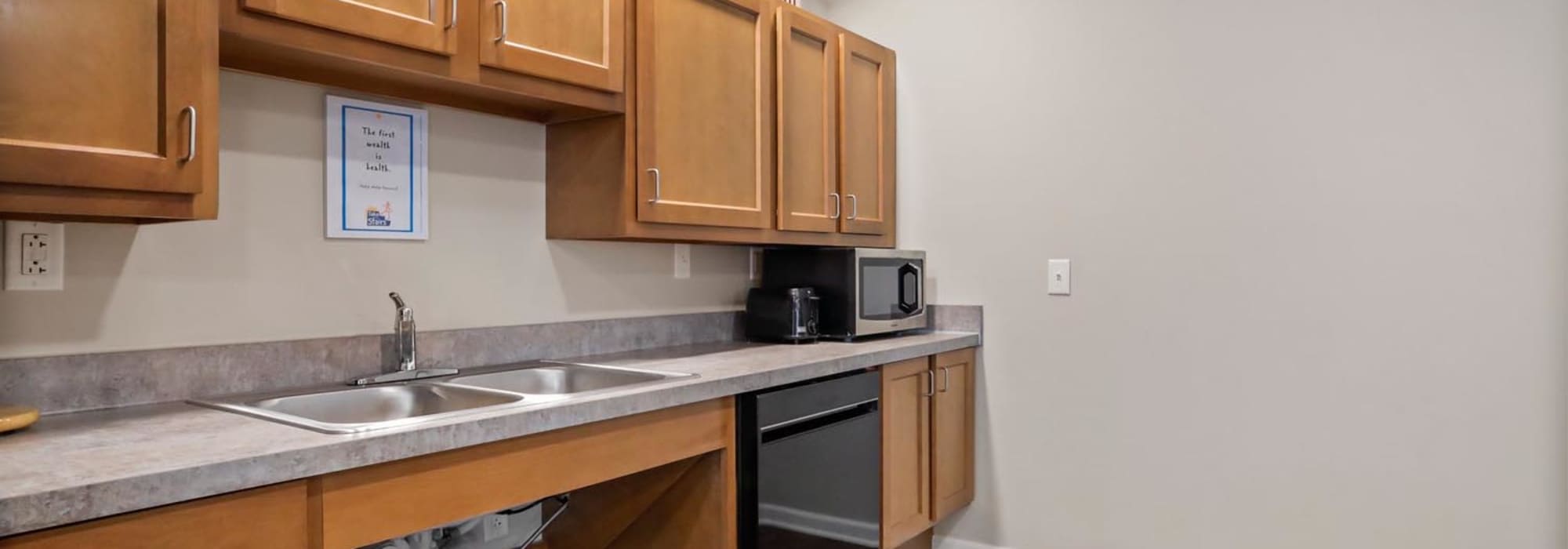 Community kitchen at Allegany Junction in Cumberland, Maryland