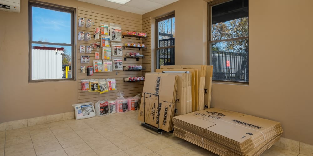 Packing supplies available at StorQuest Economy Self Storage in Trotwood, Ohio