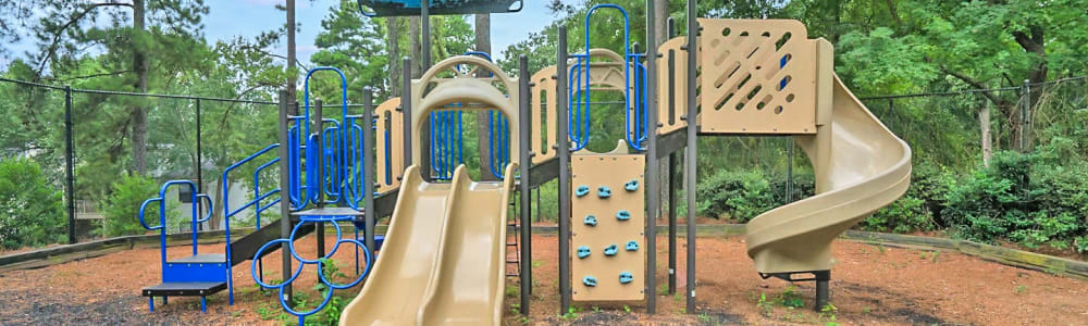 The on-site playground for children at Five7Five in Austell, Georgia