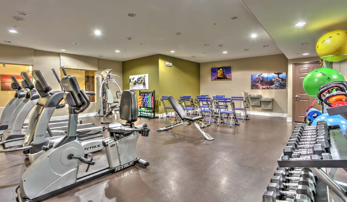 Fitness center at Ensemble in Las Vegas, Nevada
