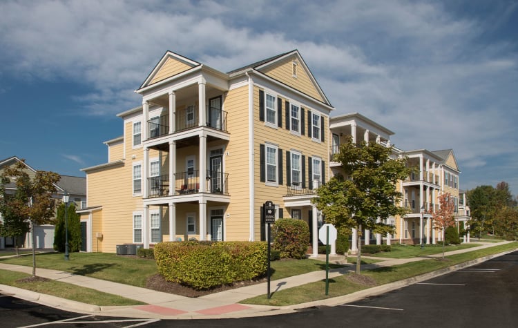 Beautiful exterior view of our apartments at Uptown in Canton in Canton, Michigan