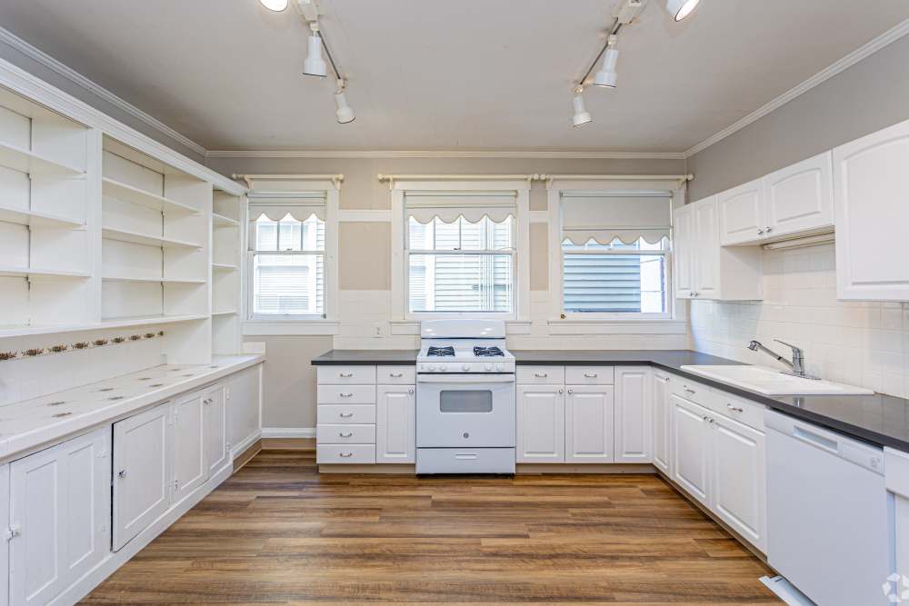 Spacious kitchen at The Miller in Tacoma, Washington