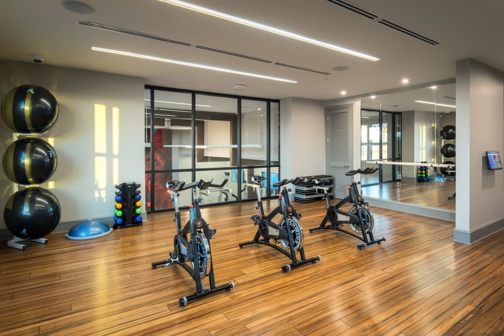 Onsite fitness center at The Core Scottsdale in Scottsdale, Arizona