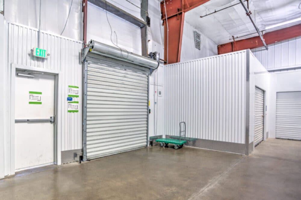 Spacious hallways at Store Assure Gerber in Sacramento, California