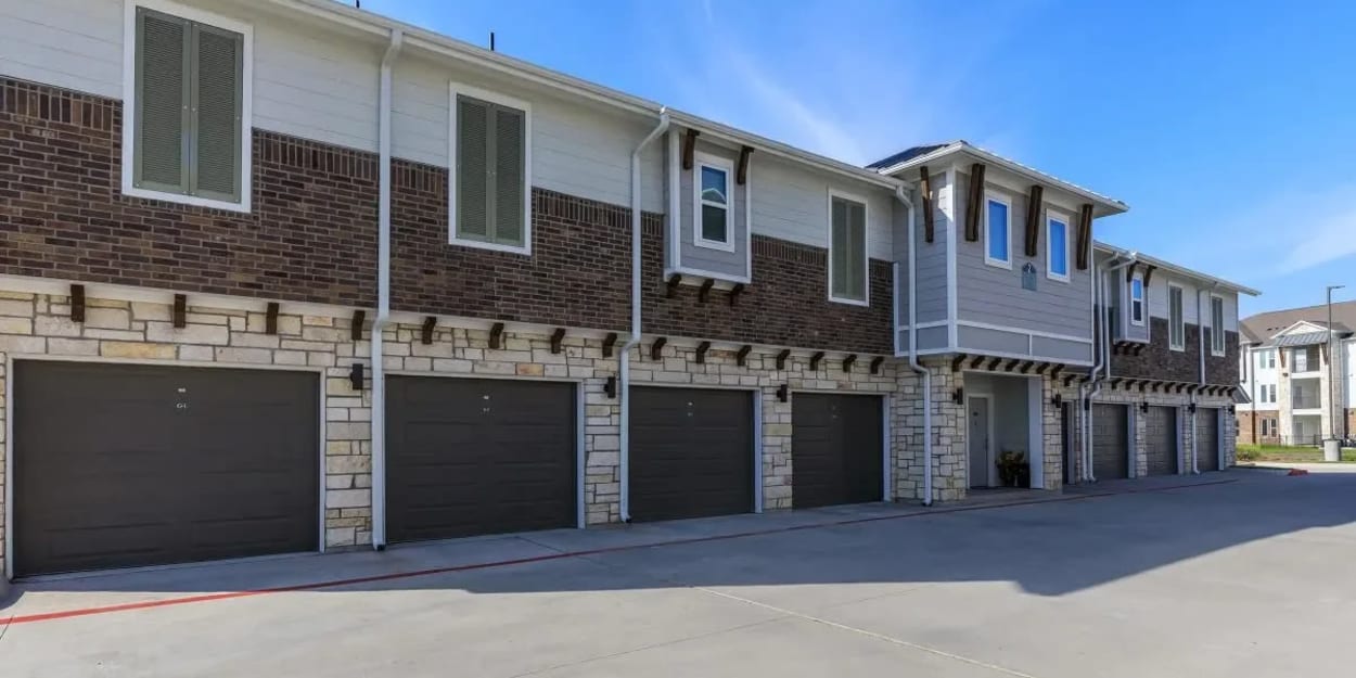 Garages available at Luxia Rockwall Downes, Rockwall, Texas