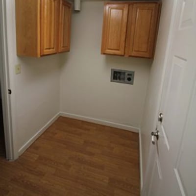 washer and dryer hookups at Shelton Circle in Virginia Beach, Virginia