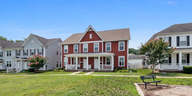 exterior of a home at Lovell Cove in Patuxent River, Maryland