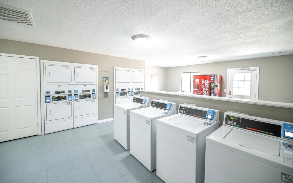Laundry facility at Waters Edge Apartment Homes in Concord, North Carolina