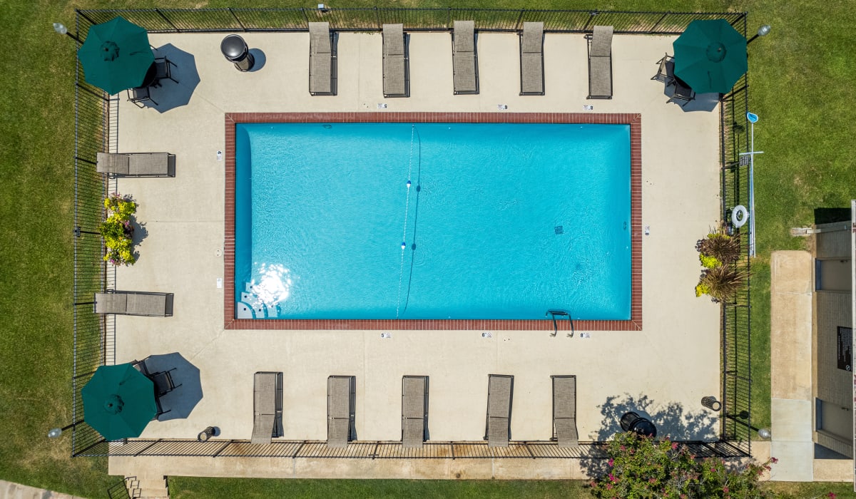 Swimming pool at Millbrook Apartments in Shreveport, Louisiana
