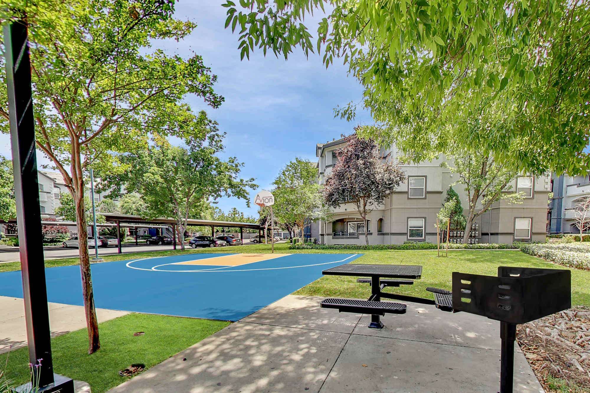 Sports court at Avion Apartments in Rancho Cordova, California