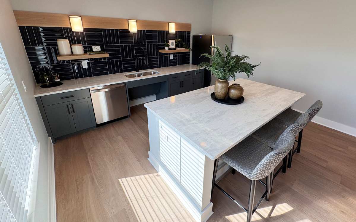 Clubhouse kitchenette at Addison Grove in Avon Park, Florida