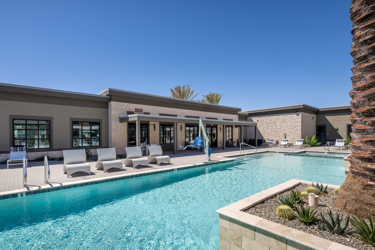 Swimming pool at The Wyatt, Gilbert, Arizona