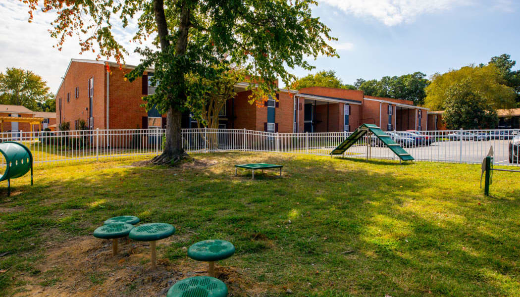 dog park at The Residences at Forest Grove in Newport News, Virginia
