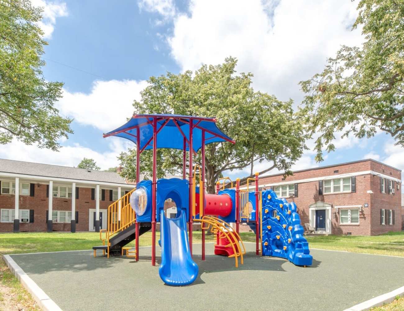 Playground area at Community Meadows Apartments in Camden, New Jersey