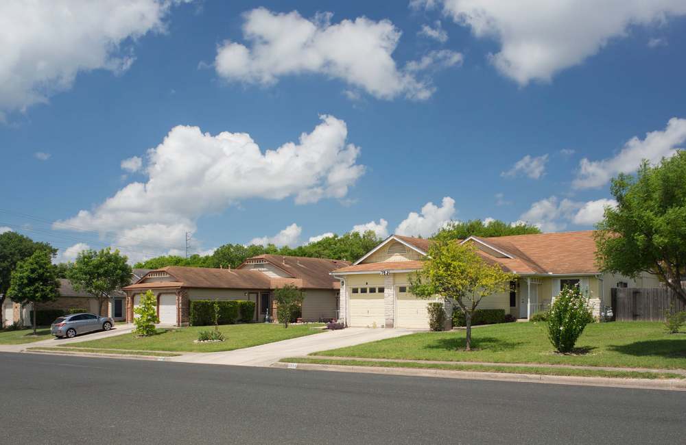 Exterior of Buckingham Place in Austin, Texas
