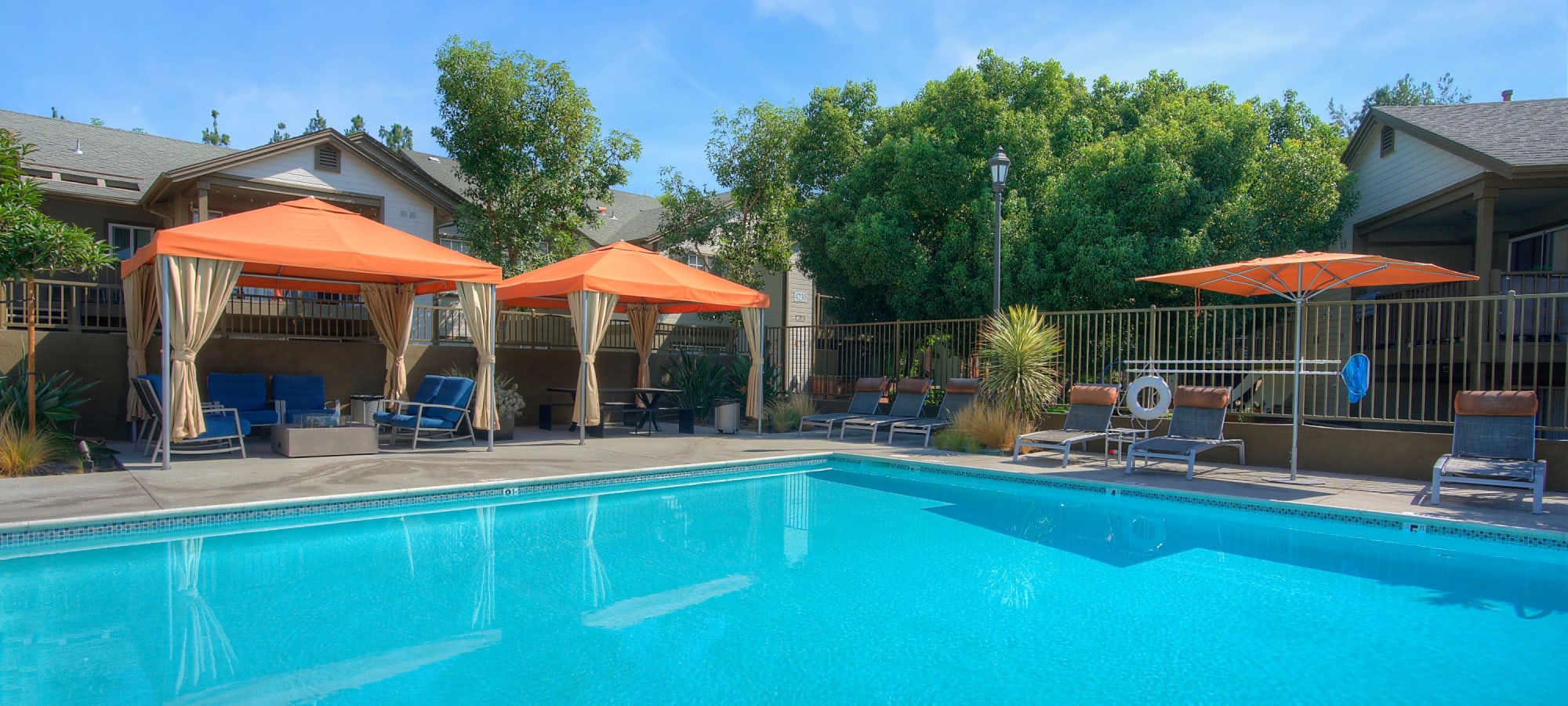 Resort-style pool at Reserve at Chino Hills in Chino Hills, California