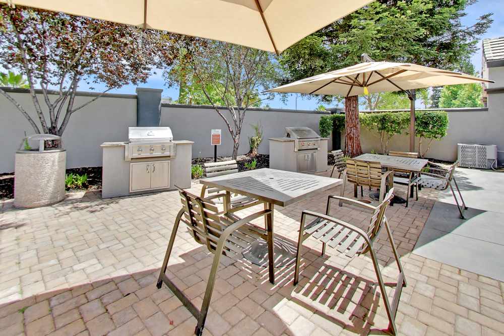 Barbeque and picnic area at Avion Apartments in Rancho Cordova, California