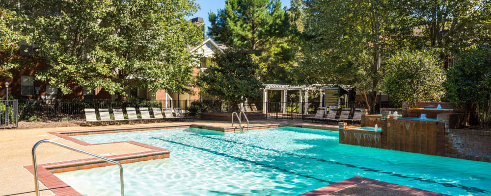 The community swimming pool at Gates at Jubilee in Daphne, Alabama