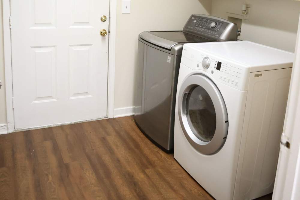 Washer and dryer at Chapel Estates I in Jackson, Mississippi