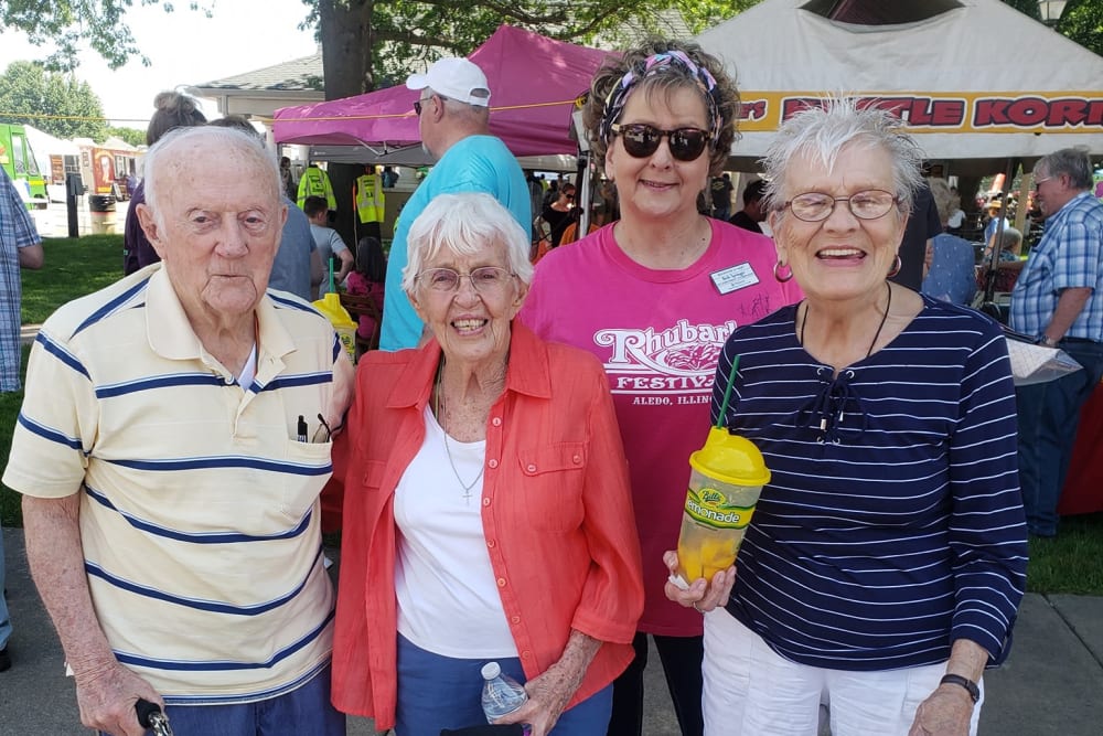 Residents out and about near Brookstone of Aledo in Aledo, Illinois