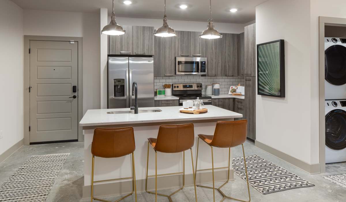 Open kitchen at Venable Durham Apartments in Durham, North Carolina