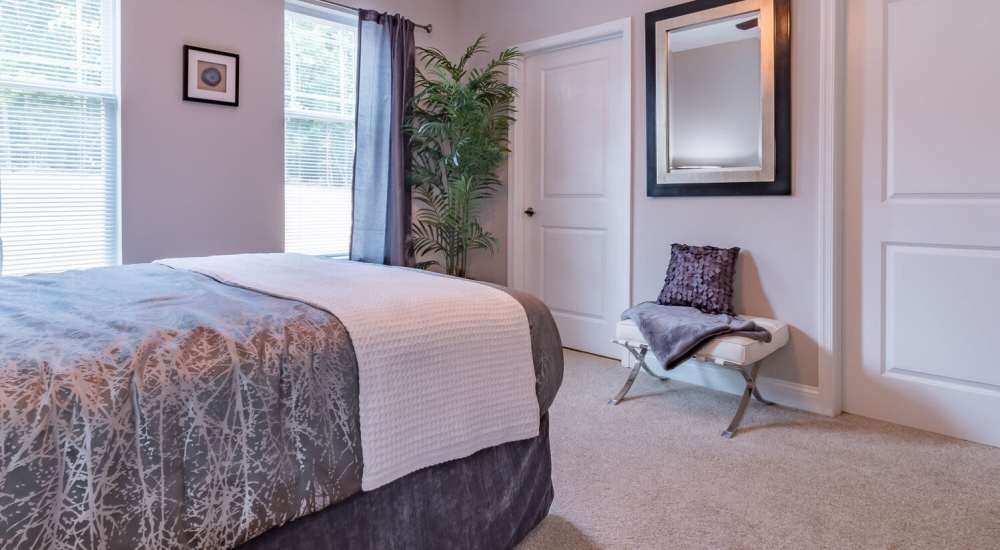 Spacious bedroom at The Summit At Old Trail in Crozet, Virginia